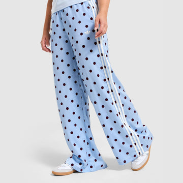 Satin Polka Dots Wide Leg Pant Image 2 - LUZACTIVE - AUSTRALIA