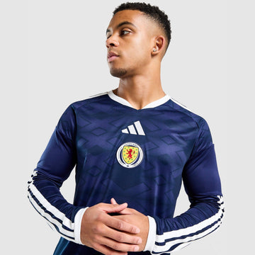 Scotland 2026 Long Sleeve Home Shirt Image 2 - LUZACTIVE - AUSTRALIA