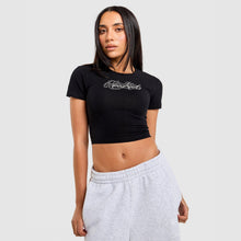 Solace Fitted Tie-Back T-Shirt Image 1 - LUZACTIVE - AUSTRALIA