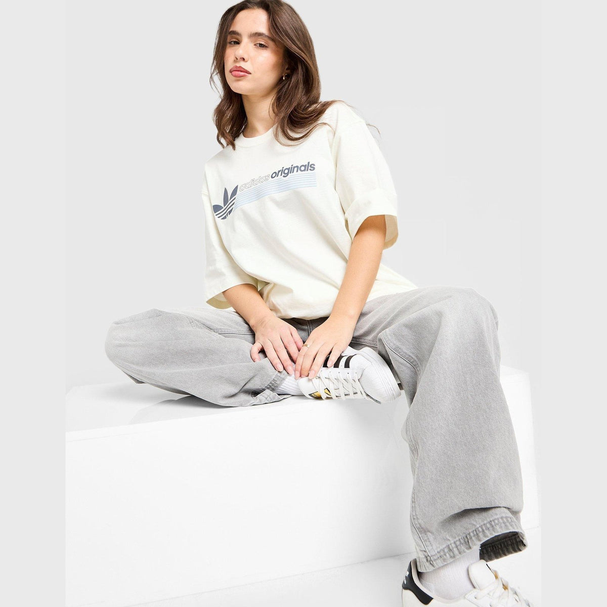 Sport Stripe T-Shirt Image 1 - LUZACTIVE - AUSTRALIA