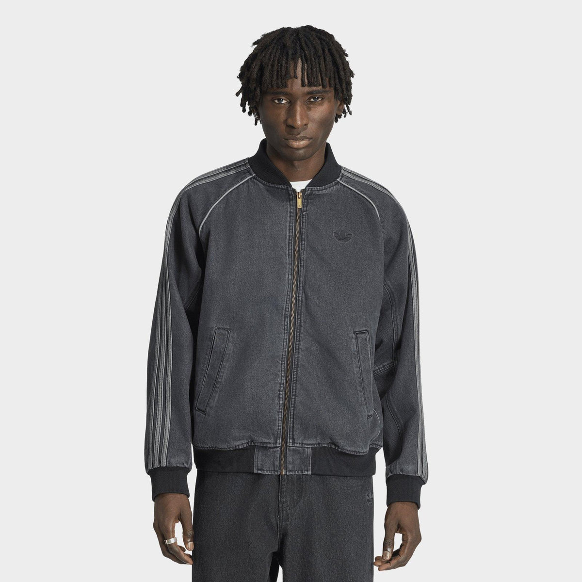 SST Gothic Denim Track Top Image 1 - LUZACTIVE - AUSTRALIA