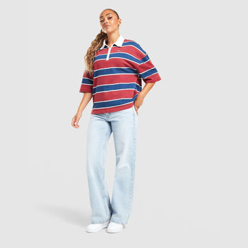 Stripe Polo Shirt Image 2 - LUZACTIVE - AUSTRALIA