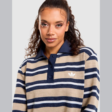 Stripe Polo Top Image 2 - LUZACTIVE - AUSTRALIA