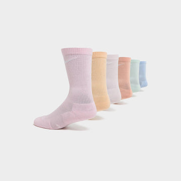 Swoosh Crew Socks (6 Pairs) Image 2 - LUZACTIVE - AUSTRALIA