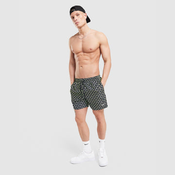Swoosh Link Fade Swim Shorts Image 2 - LUZACTIVE - AUSTRALIA