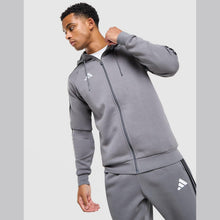 Tiro Essentials 3-Stripes Full Zip Hoodie Image 1 - LUZACTIVE - AUSTRALIA