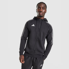 Tiro Essentials 3-Stripes Full Zip Hoodie Image 1 - LUZACTIVE - AUSTRALIA