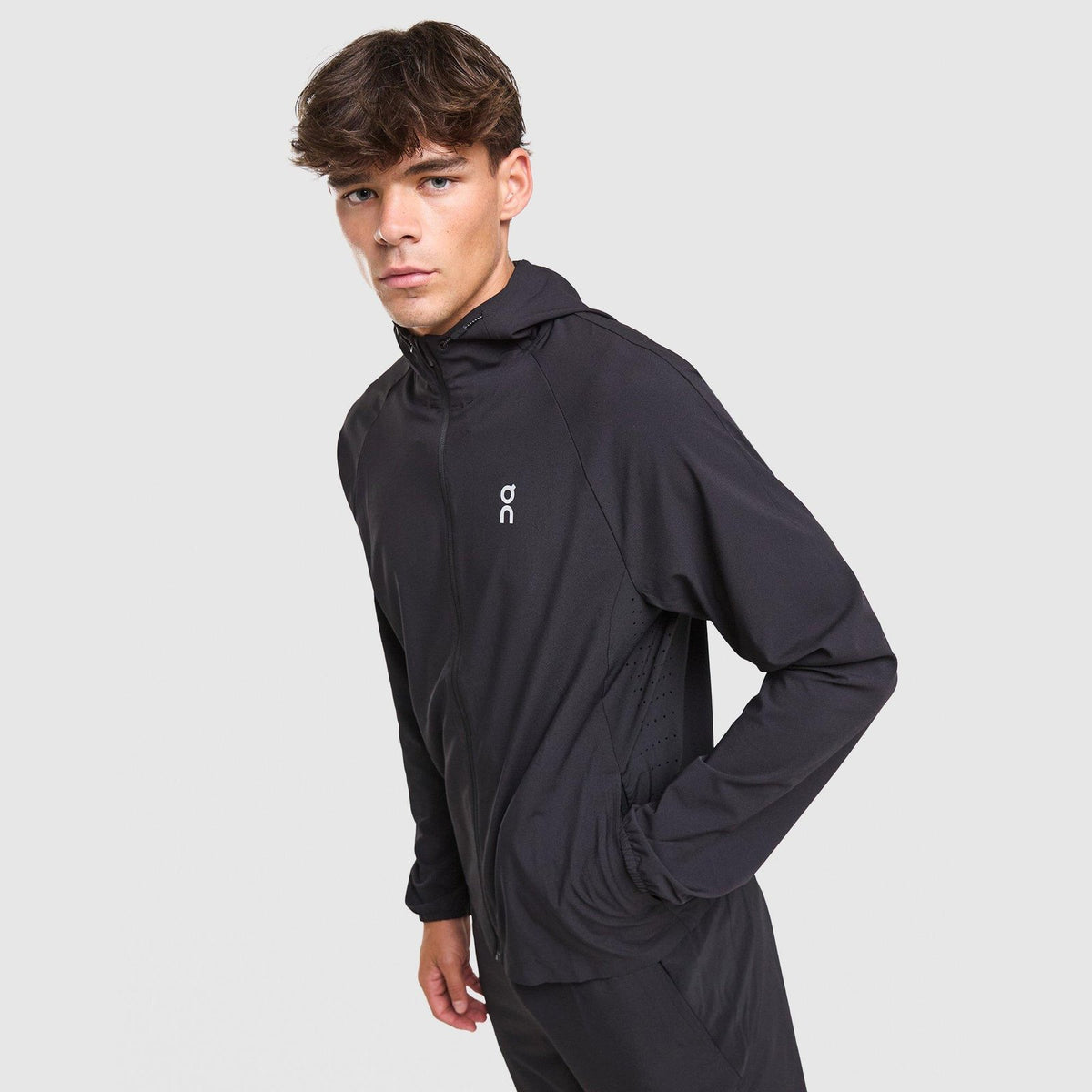 Track Woven Full Zip Jacket Image 1 - LUZACTIVE - AUSTRALIA