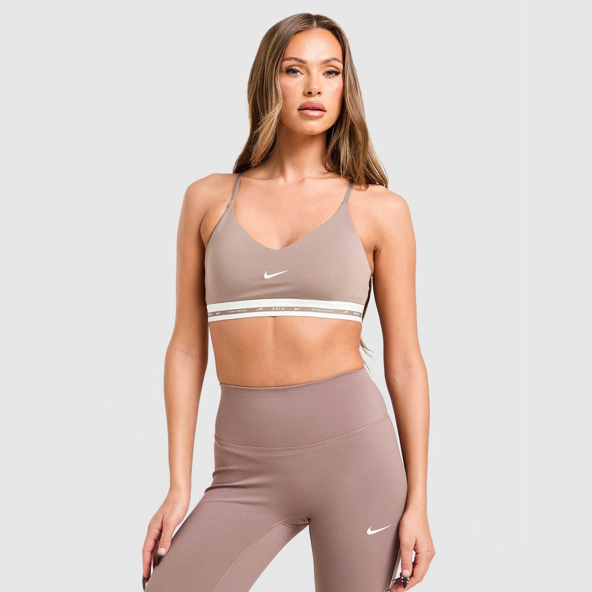 Training Indy Swoosh Sports Bra Image 1 - LUZACTIVE - AUSTRALIA