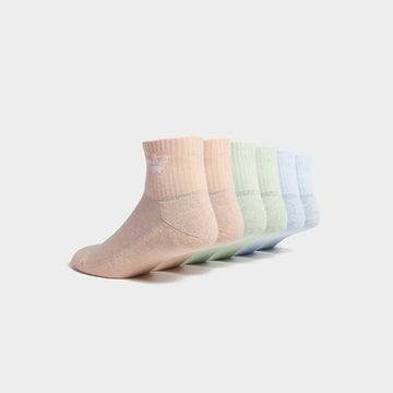 Trefoil Crew Mid Socks (6 Pack) Image 2 - LUZACTIVE - AUSTRALIA