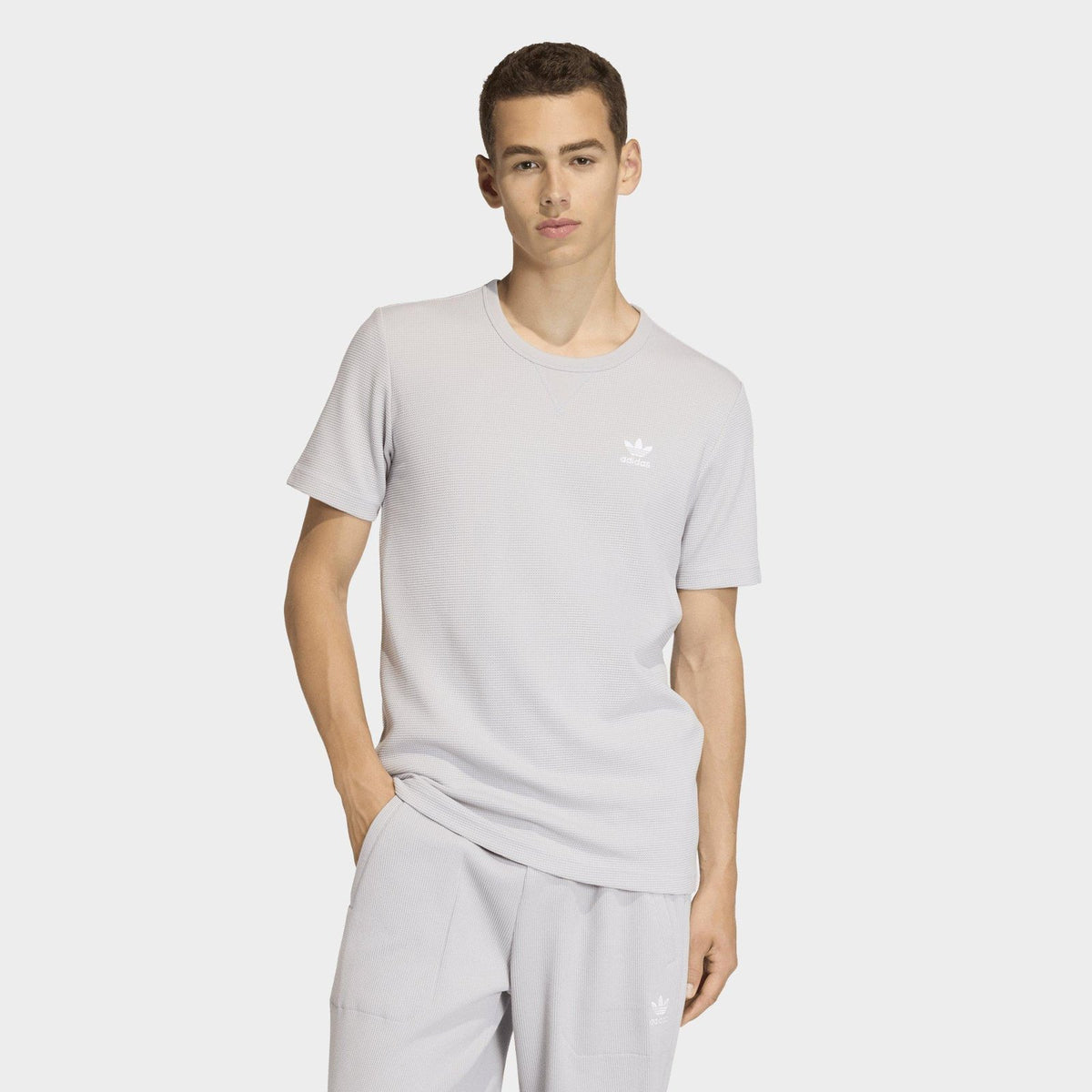 Trefoil Essentials Waffle T-Shirt Image 1 - LUZACTIVE - AUSTRALIA