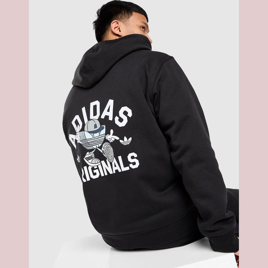 Trefoil Graphic Hoodie Image 1 - LUZACTIVE - AUSTRALIA
