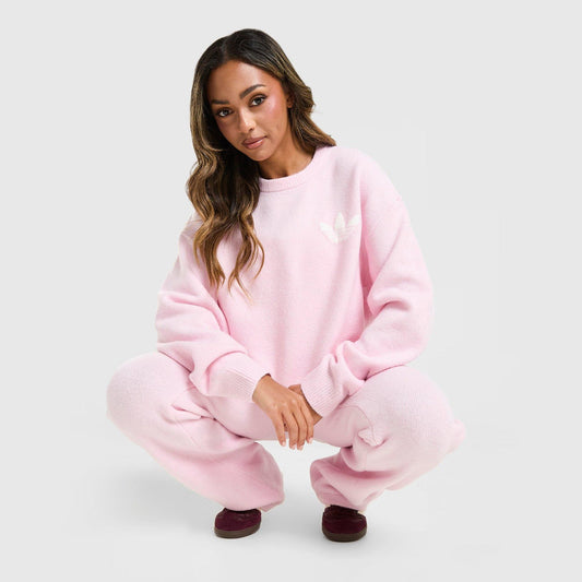 Trefoil Knit Sweatshirt Image 1 - LUZACTIVE - AUSTRALIA