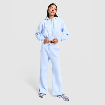 Trend Crop Full-Zip Hoodie Image 2 - LUZACTIVE - AUSTRALIA
