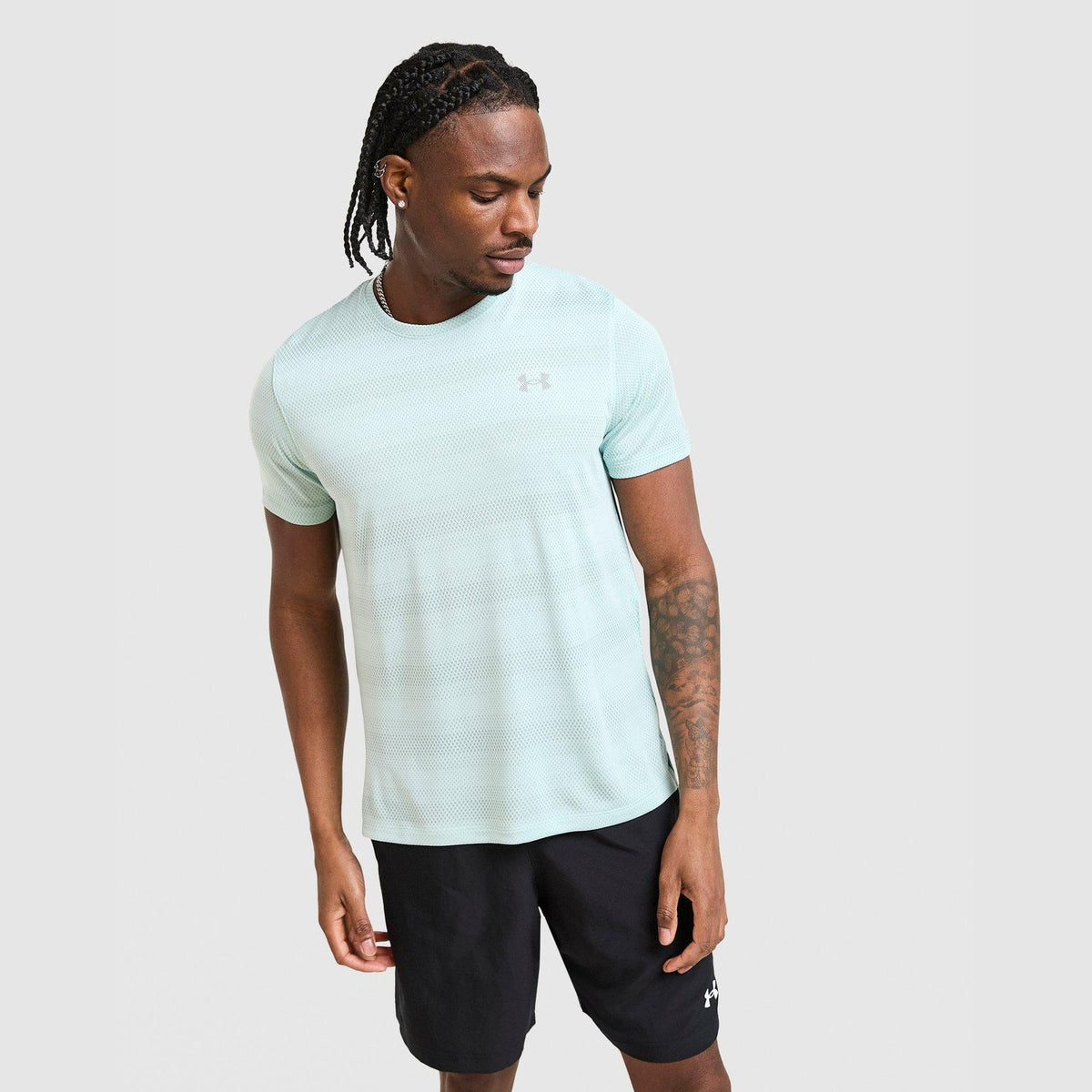 Velocity Jacquard T-Shirt Image 1 - LUZACTIVE - AUSTRALIA