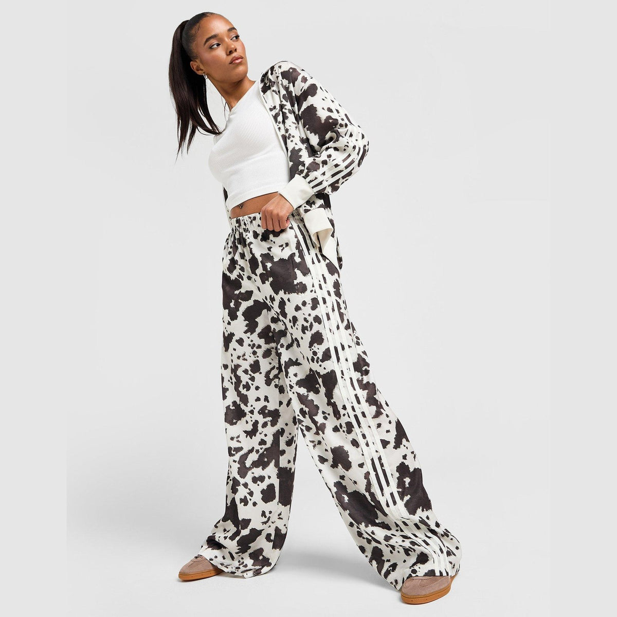 Western Satin Track Pants Image 1 - LUZACTIVE - AUSTRALIA