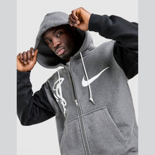 x Syna Solo Swoosh Fleece Full-Zip Hoodie Image 1 - LUZACTIVE - AUSTRALIA