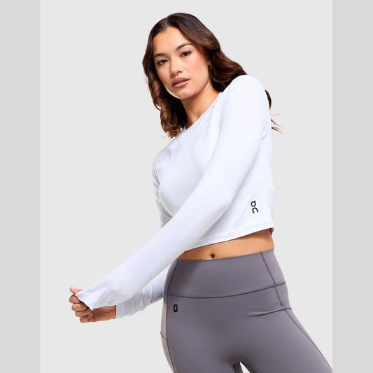 Studio Long-Sleeve Crop Top Image 1 - LUZACTIVE - AUSTRALIA