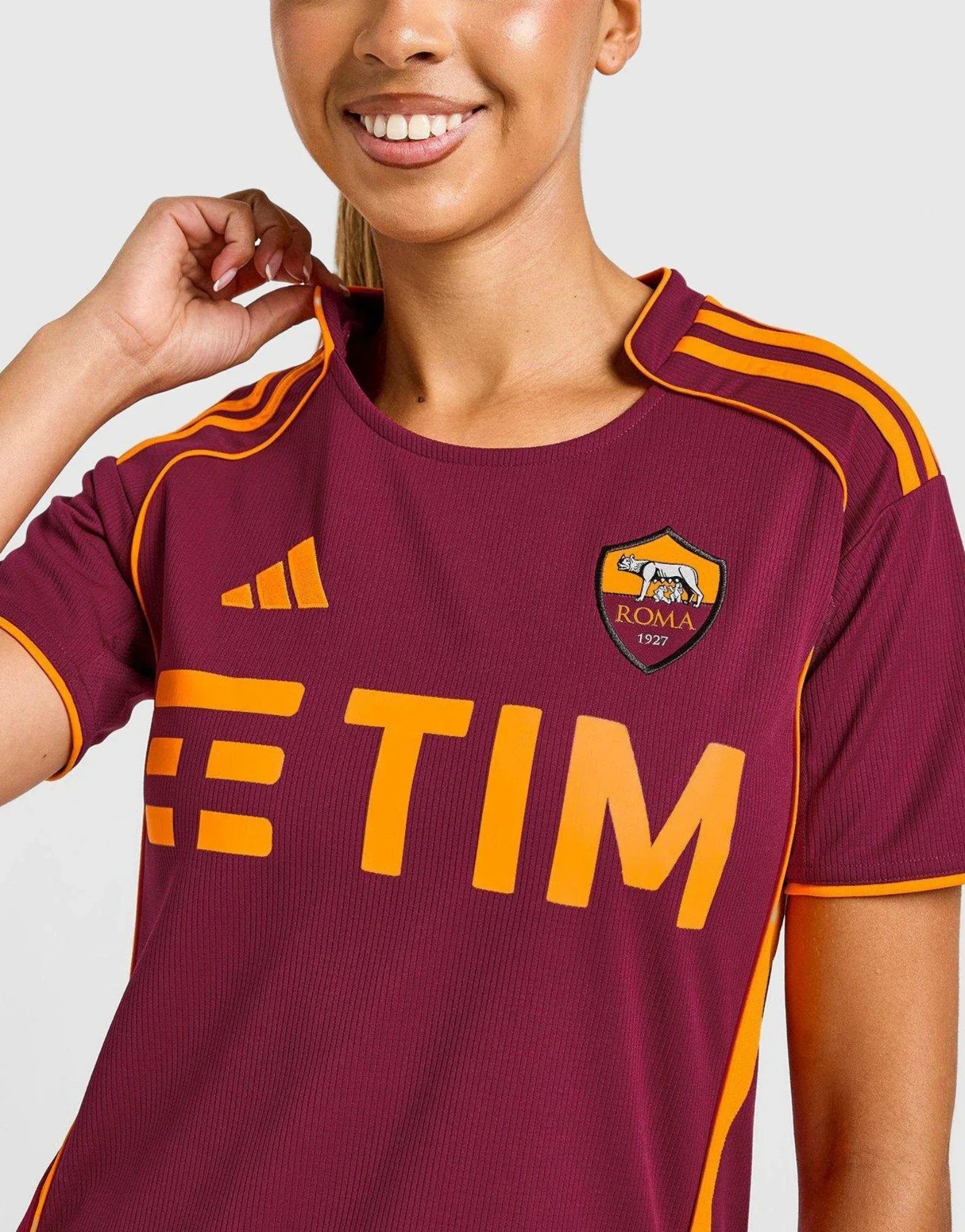 adidas AS Roma 2025/26 Home Shirt Women's image