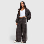 3-Stripes Check Tailored Track Pants Image 3 - LUZACTIVE - AUSTRALIA