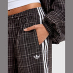 3-Stripes Check Tailored Track Pants Image 4 - LUZACTIVE - AUSTRALIA