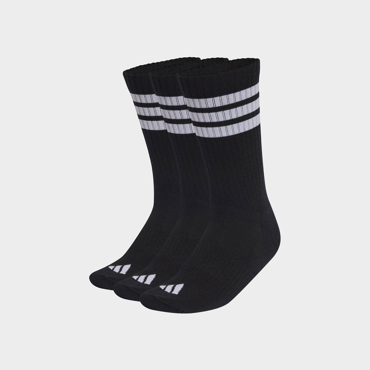 3-Stripes Cushioned Sportswear Crew Socks (3 Pack) Image 1 - LUZACTIVE - AUSTRALIA