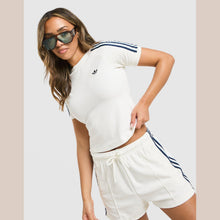 3-Stripes Towel Slim T-Shirt Image 1 - LUZACTIVE - AUSTRALIA