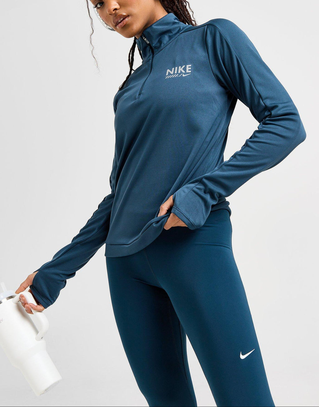 Nike Training Graphic Swoosh 1/4 Zip Top image