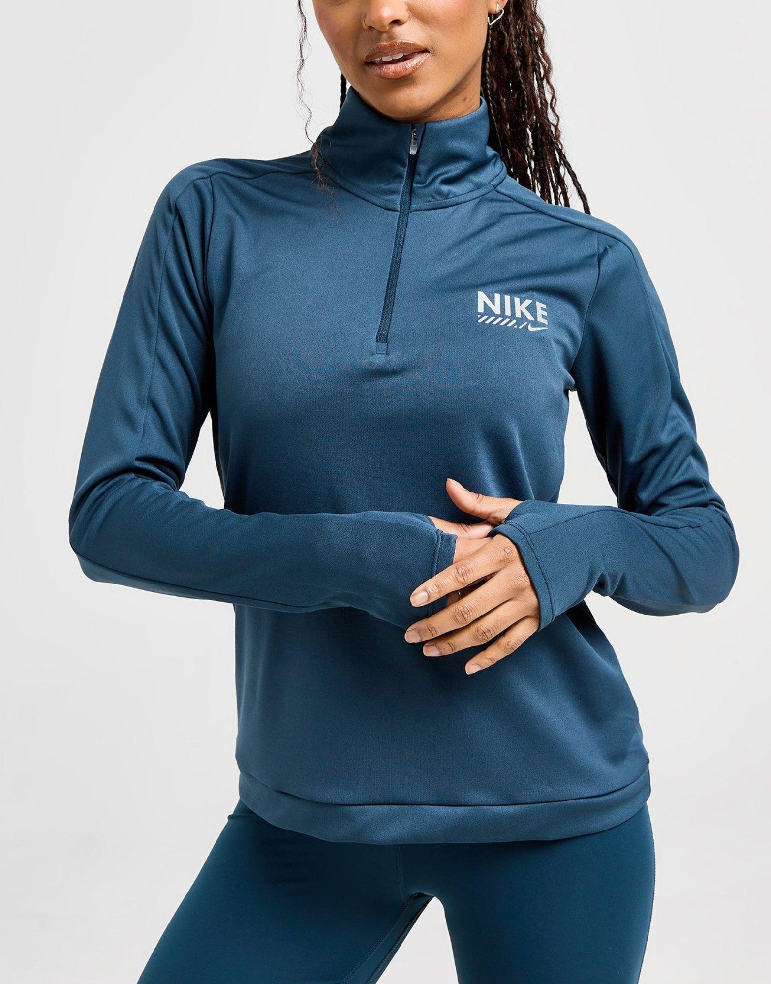 Nike Training Graphic Swoosh 1/4 Zip Top image