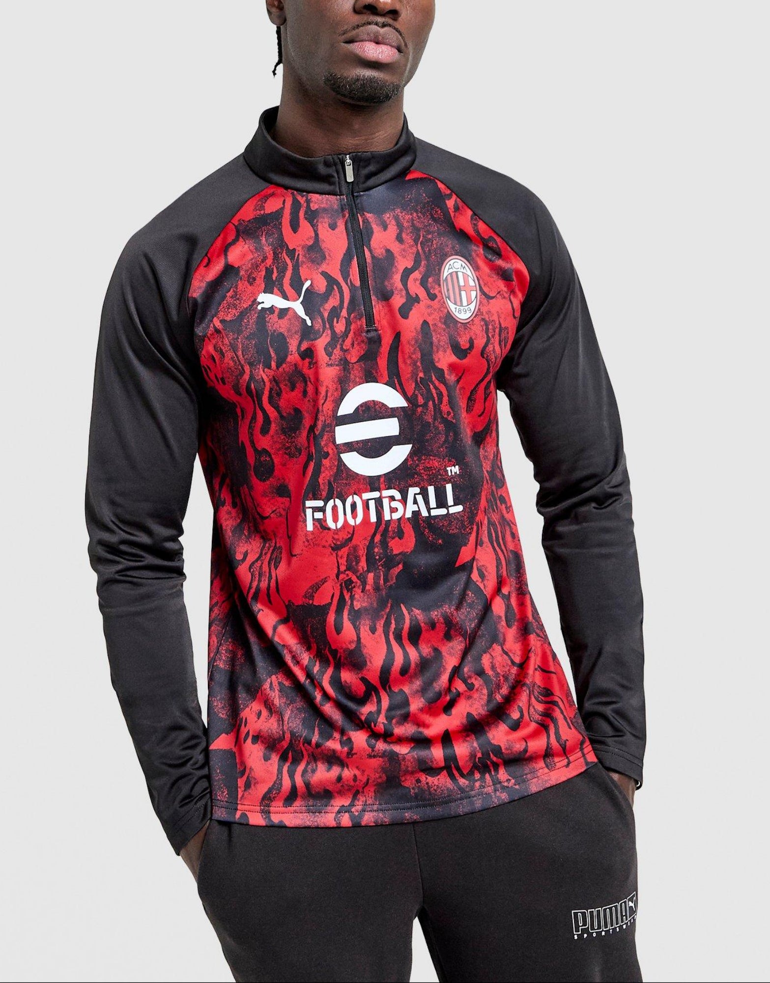 PUMA AC Milan Warm Up 1/4 Zip Top image