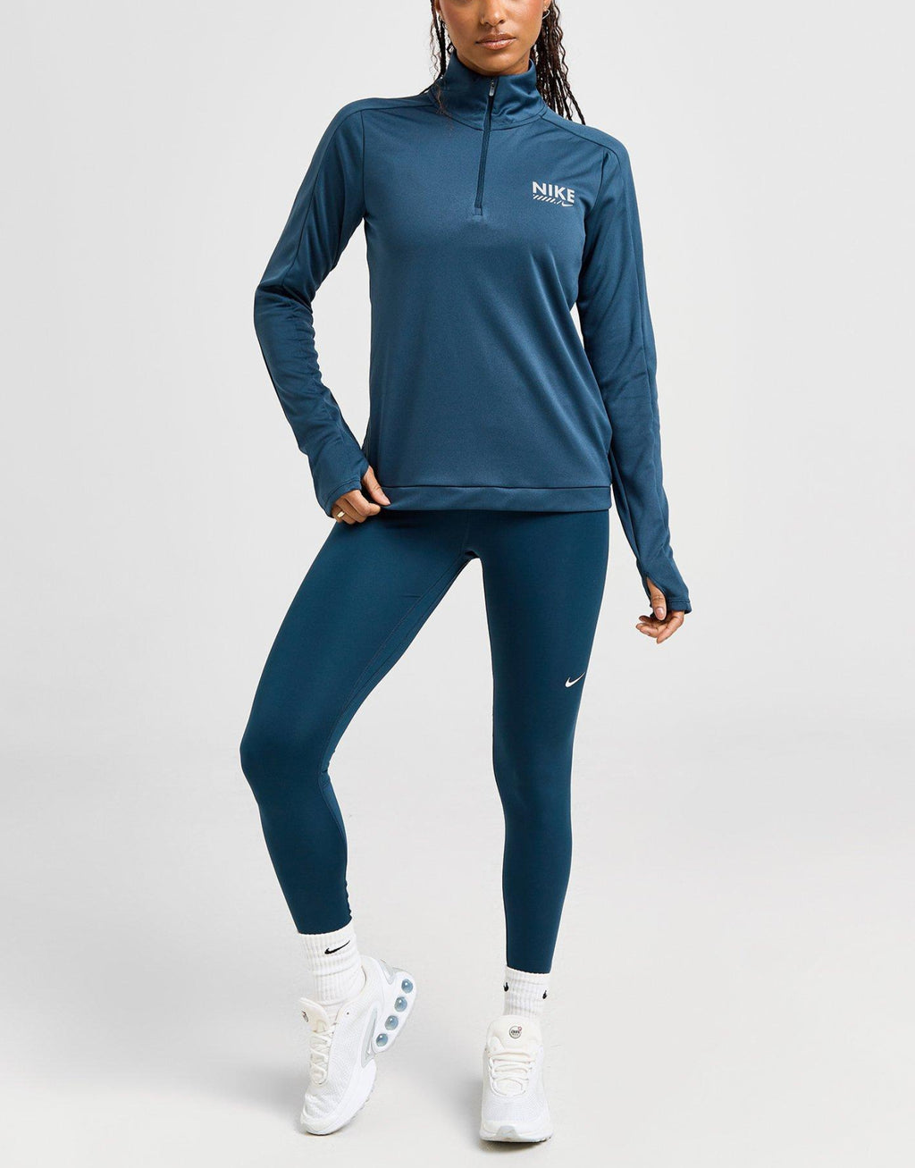 Nike Training Graphic Swoosh 1/4 Zip Top image