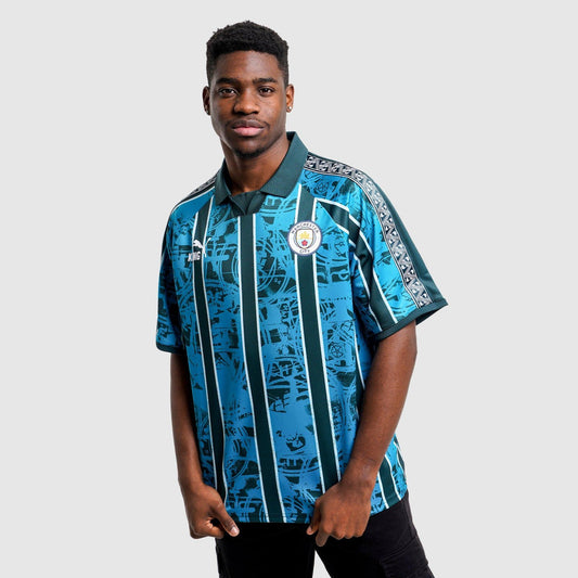 Manchester City Retro Jersey Image 1 - LUZACTIVE - AUSTRALIA