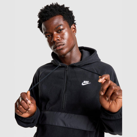 Polar Fleece 1/4 Zip Hoodie Image 1 - LUZACTIVE - AUSTRALIA