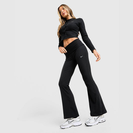 Chill Ribbed Flare Leggings Image 1 - LUZACTIVE - AUSTRALIA