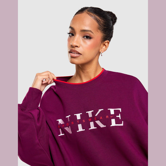 Oversized Crop Sweatshirt Image 1 - LUZACTIVE - AUSTRALIA