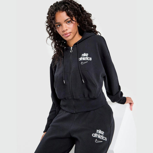 Swoosh Full-Zip Hoodie Image 1 - LUZACTIVE - AUSTRALIA