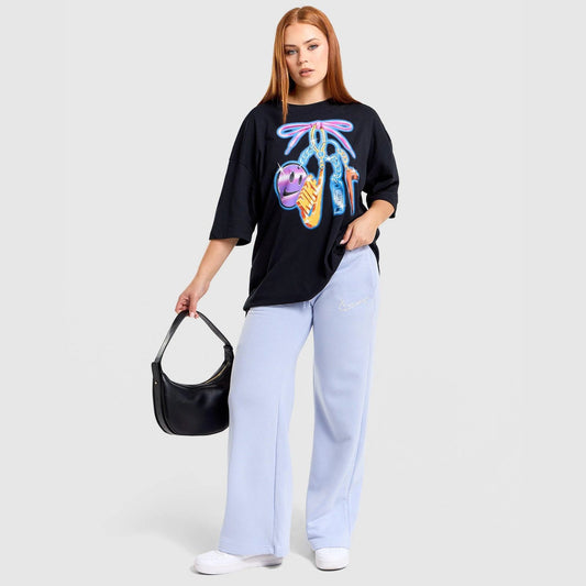 Shoelace Oversized T-Shirt Image 1 - LUZACTIVE - AUSTRALIA
