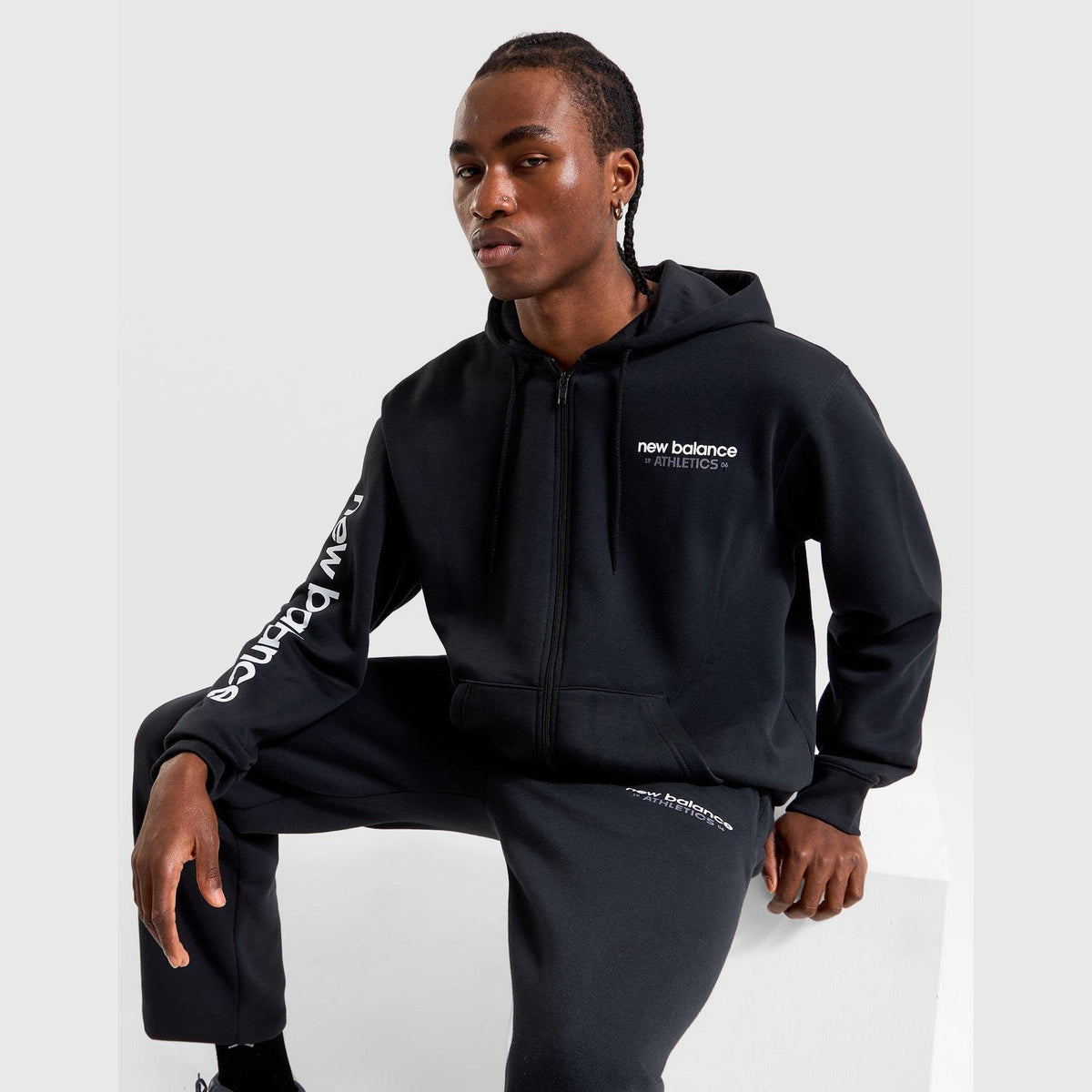 Athletics Full-Zip Hoodie Image 1 - LUZACTIVE - AUSTRALIA