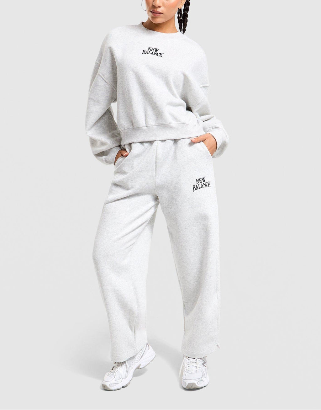 New Balance Linear Crop Sweatshirt image