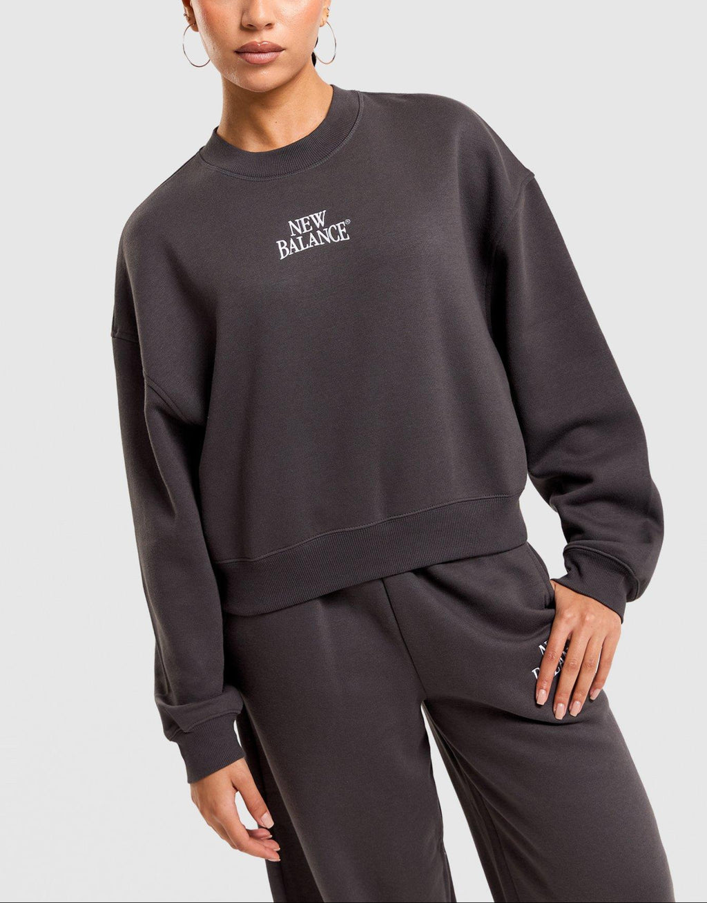 New Balance Linear Crop Sweatshirt image