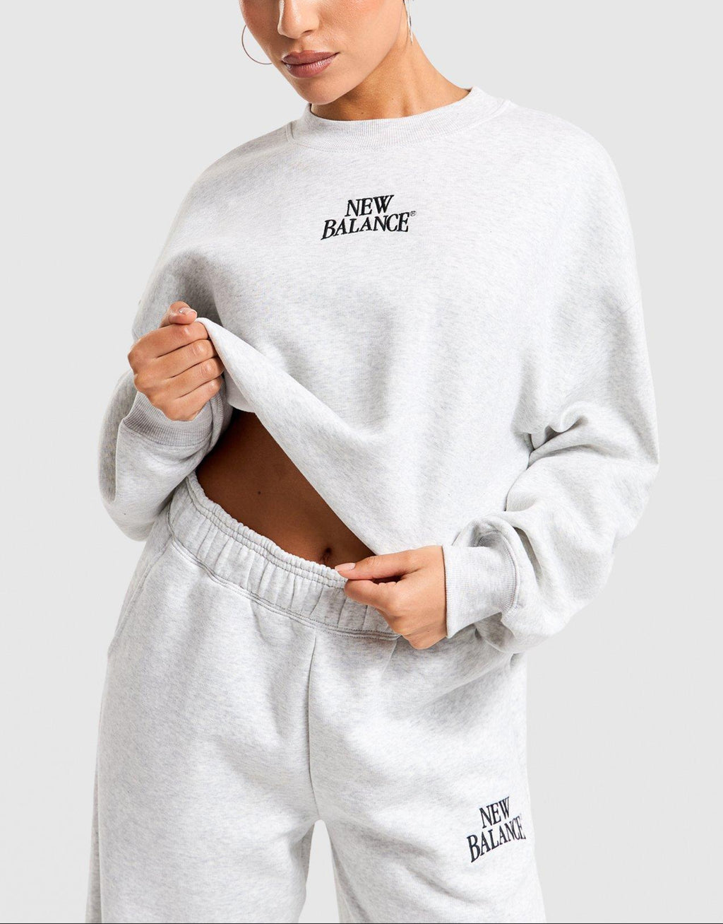 New Balance Linear Crop Sweatshirt image