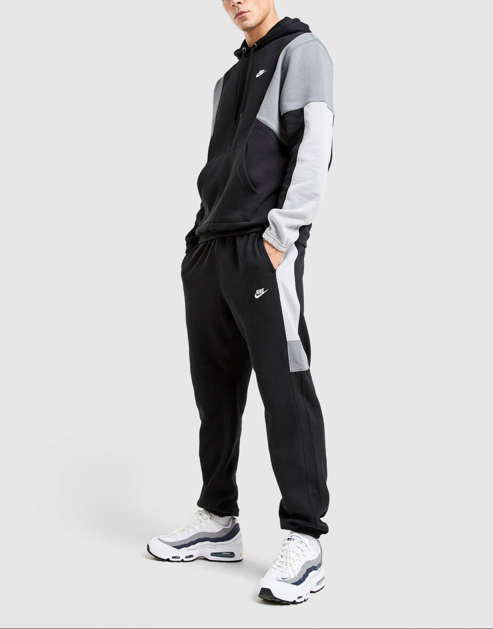Nike Club Fleece Colour Block Joggers image