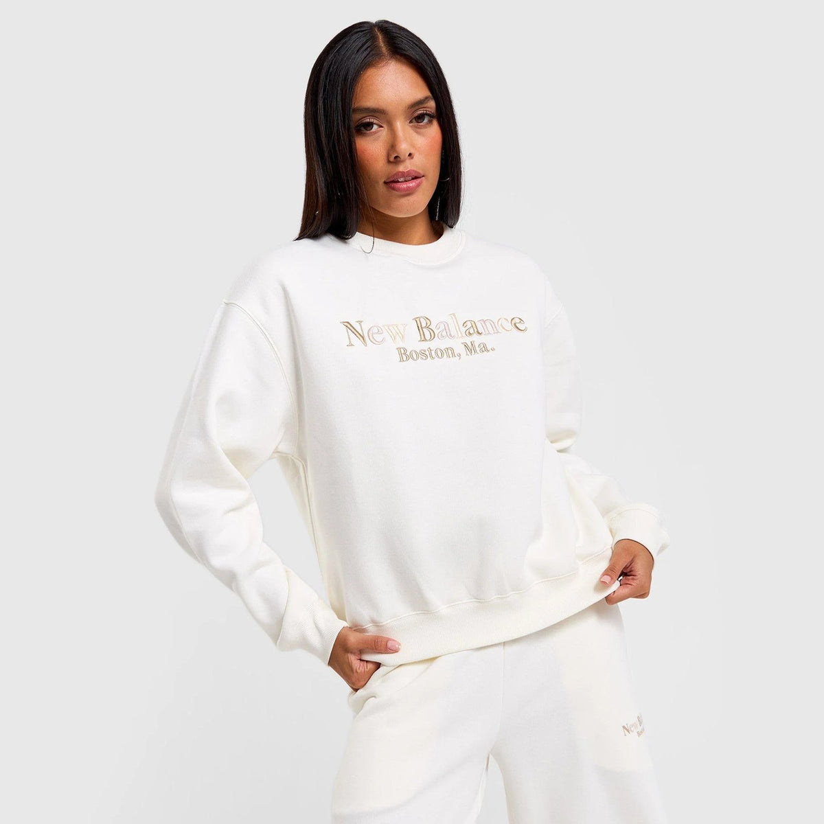 Tones Oversized Sweatshirt Image 1 - LUZACTIVE - AUSTRALIA