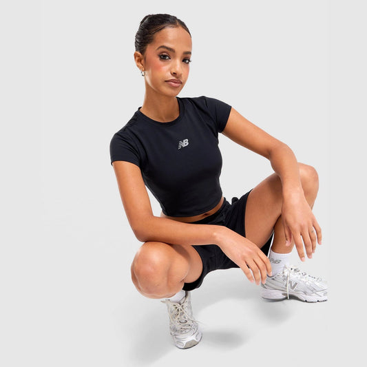 Harmony Crop T-Shirt Image 1 - LUZACTIVE - AUSTRALIA