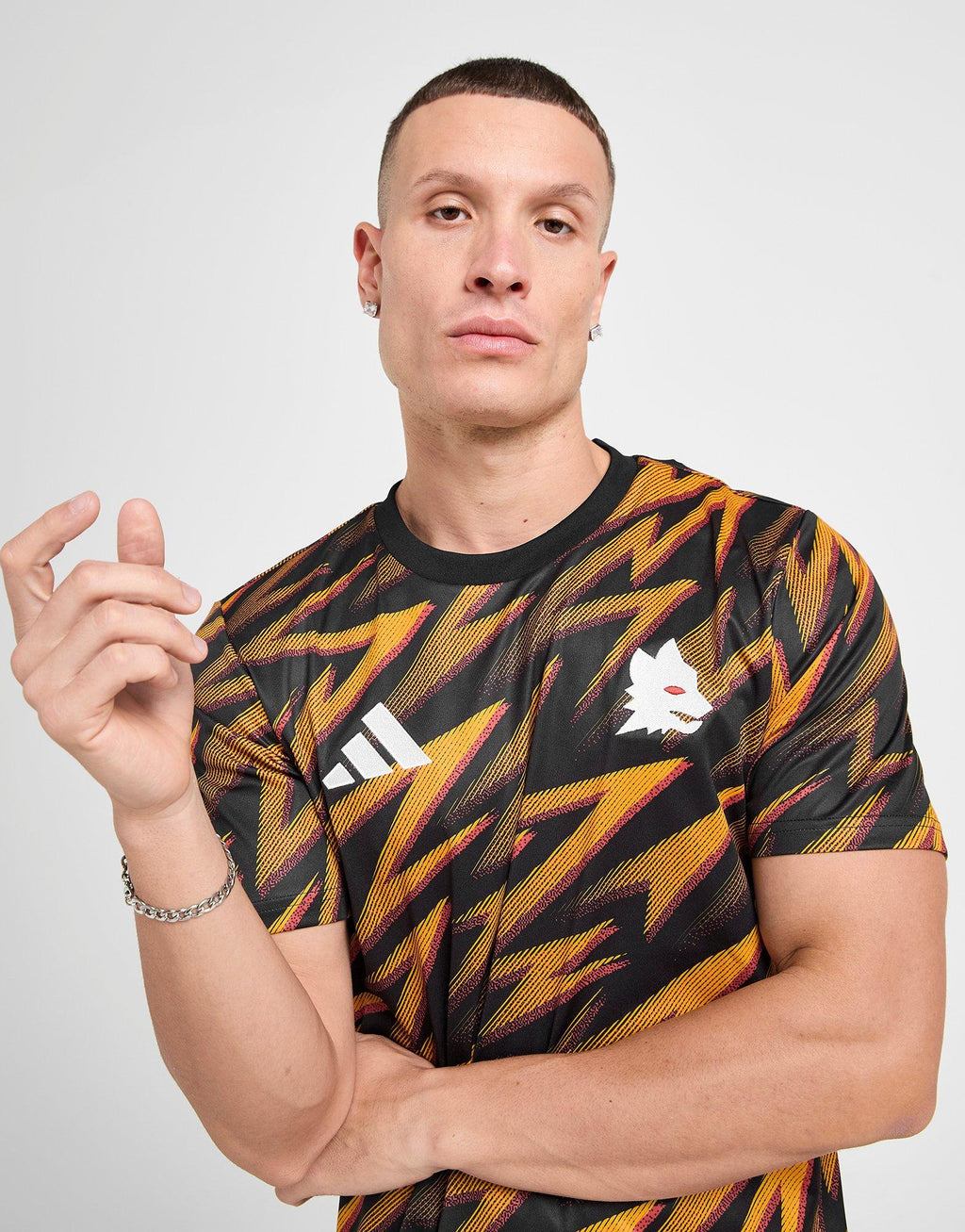 adidas AS Roma Pre Match Shirt image