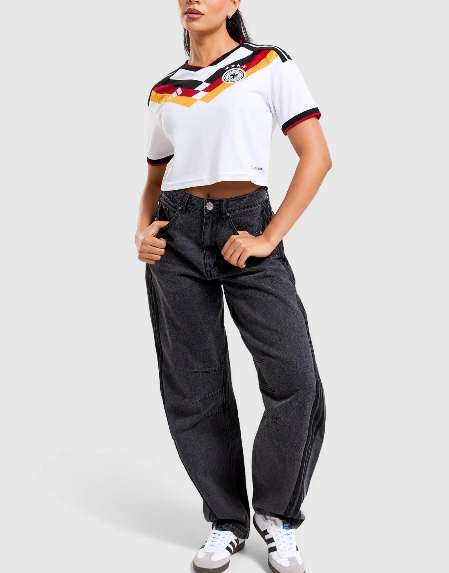 adidas Germany 2026 Home Crop Shirt image