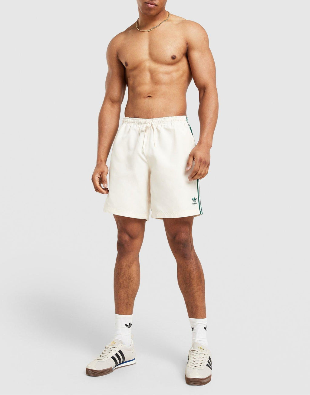 adidas Originals 3-Stripes 8" Swim Shorts image