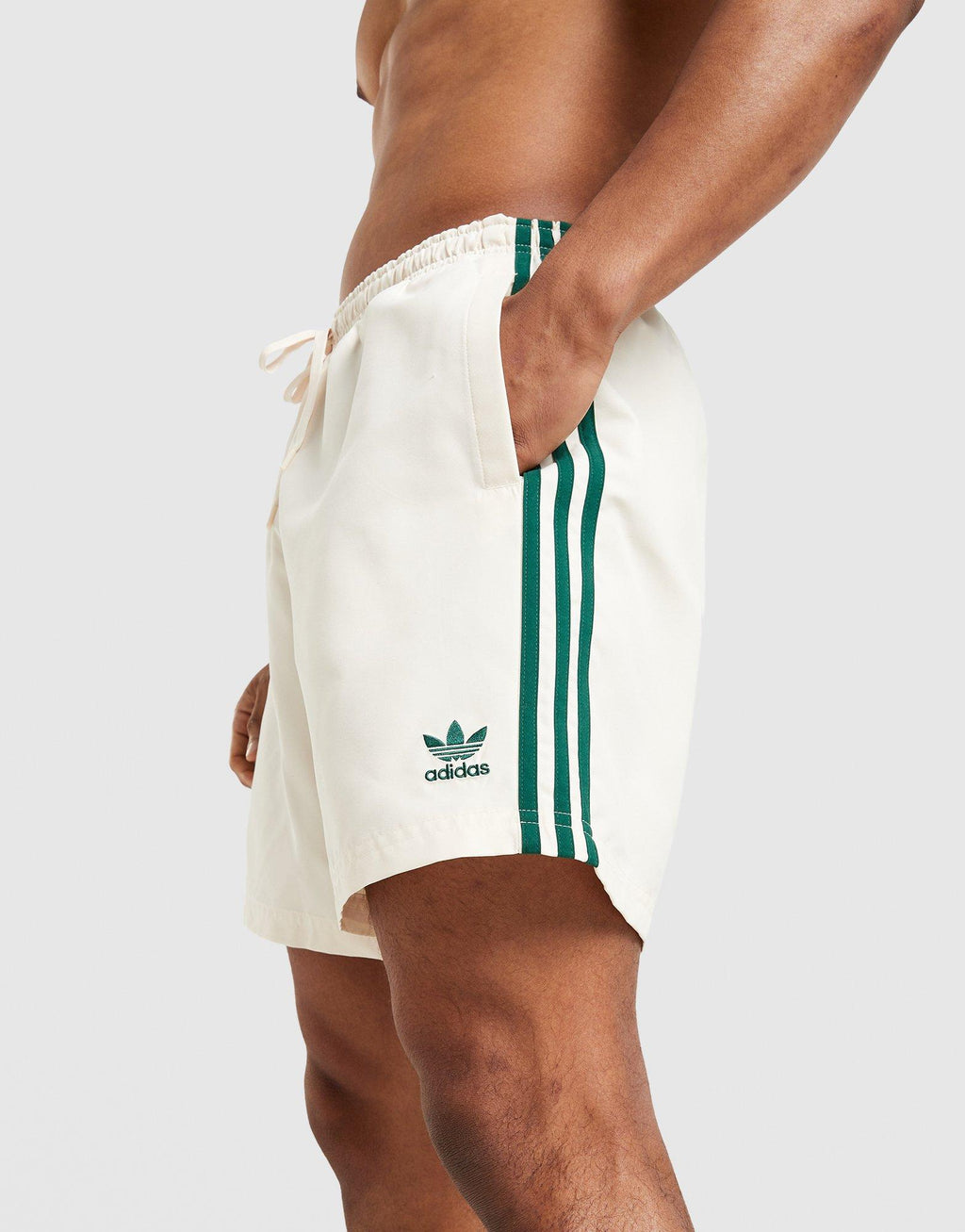adidas Originals 3-Stripes 8" Swim Shorts image