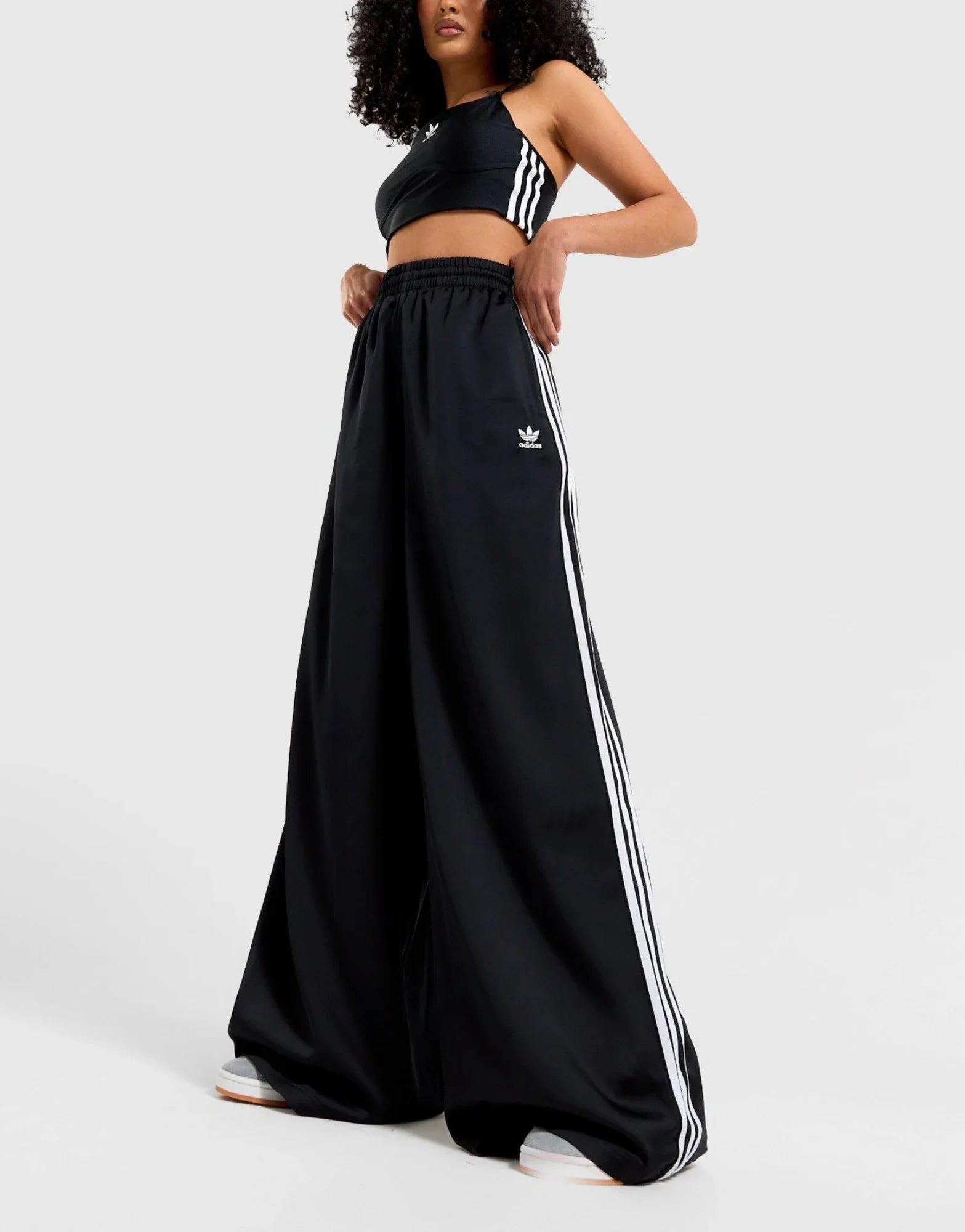 adidas Originals Adicolor Satin Wide Leg Track Pants image