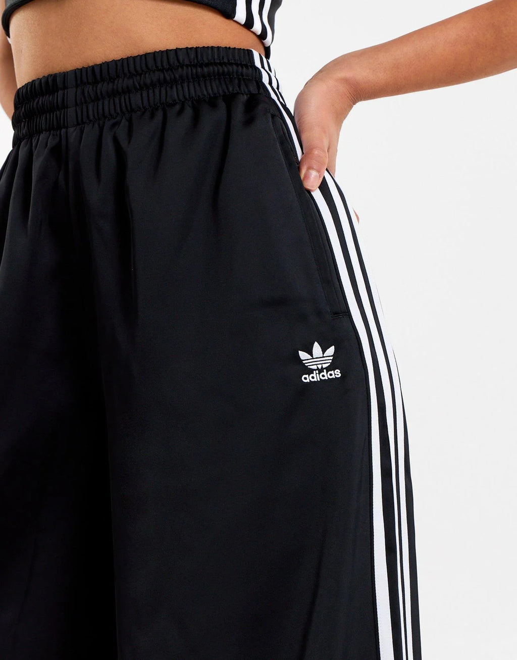 adidas Originals Adicolor Satin Wide Leg Track Pants image